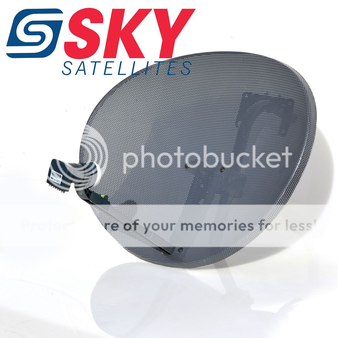 Freesat 80cm zone 2 satellite dish & mk4 quad lnb + HD kit for sky