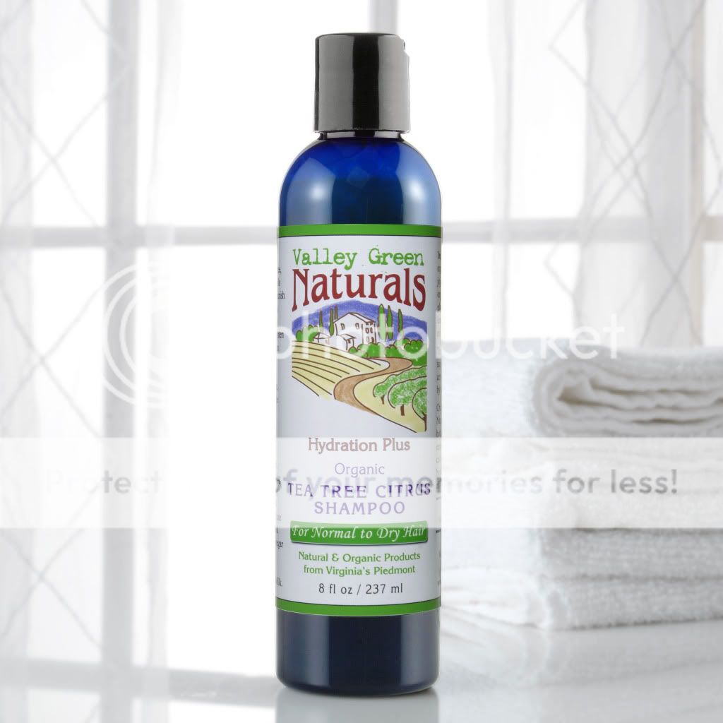 Hydration Plus Organic Tea Tree Citrus Shampoo (c) valleygreennaturals sulfate free shampoo
