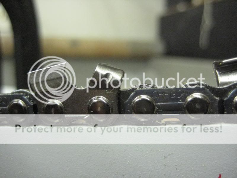 Husky Saw Chain / Raker with big bend in it?